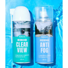 불스원 레인OK (안전시야확보세트) 클리어뷰 발수코팅제+안티포그 김서림방지제(각 1개), 2개, 300ml