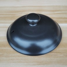 通用陶瓷砂鍋蓋 電燉煲湯鍋蓋 彩色黑白鍋蓋配件 砂鍋蓋子批發, 黑色 直徑12.5CM黑色, 1個