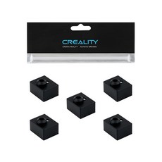 Creality Ender 3 S1S1 ProEnder-3 S1 PlusCR-10 Smart Pro 용 5PCS 3D 프린터 핫 엔드 실리콘 양말 히터 블록 실리콘 커버, 1)5PCS