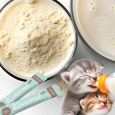 새끼 아기 고양이 강아지 분유, 150g, 1세트, 우유