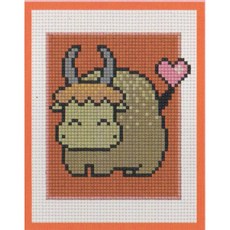 【綺綺愛編織】卡通星座十字繡材料包 DIY手工藝材料組 出清特價, 1個, 2