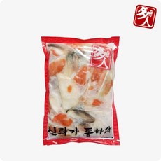 다인 칠레 연어배꼽살 500g 뱃살 히레 지느러미 구이 [9052-5]칠레연어뱃살히레 500g, 1개