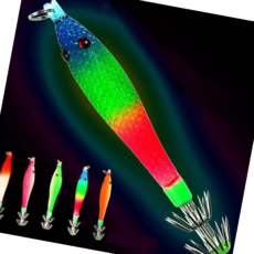 에기 ST-SA 씨타임 샤이닝옵빠이슷테 쭈꾸미 채비, 7cm 그린