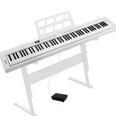 링고 블루투스 디지털피아노 88건반 RP-88WH_화이트피아노, 기본구성상품, 1개