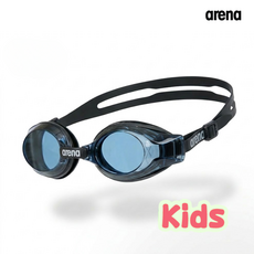 아레나 어린이 수경 아동 물안경 초등, 1개, 블랙