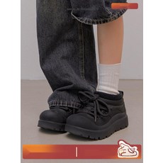 블랙 앵클 보드부츠 겨울 데일리 슈즈 스노우보드 신발, 1. 블랙, 40남