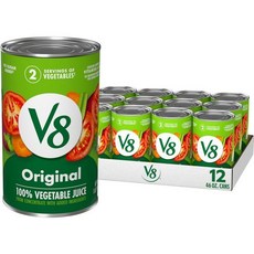V8 Original 100% Vegetable Juice 46 fl oz Can 12 Pack, 946ml, 1개