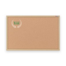 [보드뱅크]콜크 게시판 90x60 무늬목프레임(미송신형)