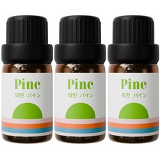 1+1+1 천연 유기농 아로마오일 에센셜오일, 유기농 파인오일, 5ml, 3개