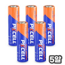 PKCELL 건전지 27A 12V 5알 1팩 알카라인, 5개입, 1개