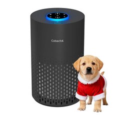 Cobectal 공기 청정기 침실 가정용 H14 트루 헤파 3-in-1 필터 포함 최대 1050 ft² 방용 아로마 기능 수면 모드 사무실 기숙사 RV용 휴대용, Black-1 Pack, Black-1 Pack