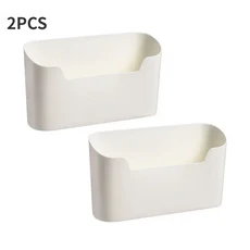 주방 벽걸이 보관함 싱크대 서랍 선반 아래 다기능 캐비닛 도어 욕실, Color: 2. 2PCS
