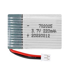 올칩 3.7V 220mAh 드론배터리 JJRC H36 에어고 홀리스톤 소형 쿼드콥터 교체용, (H36) 3.7v 220mah(1.85), 1개