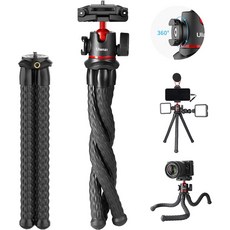 Ulanzi MT-33 手機相機通用球形雲台章魚三腳架 輕巧便攜 多角度拍攝 冷靴口拓展 公司貨, 1個