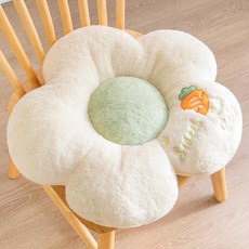 데이지 꽃모양 엉덩이 쿠션 다다미 바닥매트 사무용 의자 방석 거실 홈데코 부드러운 좌식매트