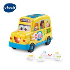 Vtech 數數音樂字母學習校車 聲光玩具 字母學習 數字學習 音樂 校車 互動 遊戲 收納 ABC 數字積木 英文字母, 1個