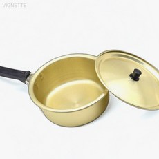 레트로 양은 편수냄비 20cm 주방용품 뚜껑세트, 상세페이지 기재