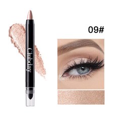 Clubday 雙頭珠光眼影棒 懶人眼妝 提亮高光 臥蠶眼影筆, 1個, 銷售，購買等同默認公司免責申明）