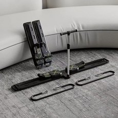 BLACK K7 필라테스 다기능 실내 운동기구 접이식 스키머신 허벅지 운동기구 전신 코어 트레이닝 스키머신, 블랙, 손잡이 포함
