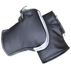 Coollooda 바이크용 손잡이 덮개 방수 방한 방풍 대책 기모 도톰함 오토바이 핸들 PU 가죽 소재 반사 테이프 부착 색이 바래지 않는다 커버 핸들 커버 바이크 남녀공용 조정가