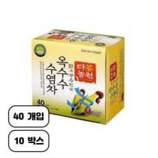 다농원 티백 차 옥수수차, 1.5g, 40개입, 10개, 1.5g