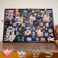 여행마그넷보드 냉장고자석 칠판 원목 사이즈 설명 참조 소형 꾸미기 기념품 브라운 소형 A, C. 검정 프레임 자석 보드