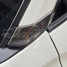 捷威 TOYOTA Corolla Cross 正碳纖維飾板 後視鏡蓋 門碗把手 油箱蓋 尾燈飾條 A柱, A柱飾板(一對)