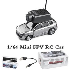카메라 달린 RC카 실시간 촬영 RC 자동차 제어 탱크 스마트폰 원격 무선 조종, 실버