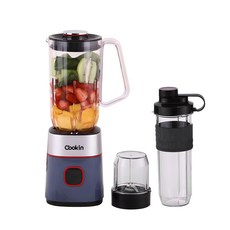 키친플라워 쿠킨 메가 트라이탄 고속파워 믹서기 믹서컵 1000ml+텀블러 570ml+분쇄컵 200ml KEM-TKD1050GCP, KeM-TKD1050GCP(새상품)