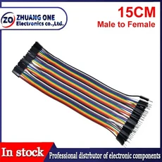 3.3V/5V MB102 브레드보드 전원 모듈 + 65 점퍼 와이어 830 포인트 Arduino 키트용 프로토타입 빵, 13 15CM male to female, 1개