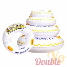 요비월드 몬스터 튜브 화이트 아기튜브 물튜브 풀장튜브, 몬스터튜브60센치