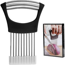 보호 커버가 있는 양파 슬라이서 홀더 레몬 커터 야채 주방 도마 슬라이스 보조 도구 토마토 고기용