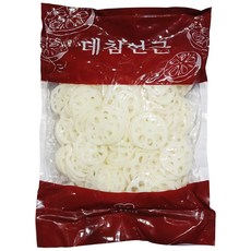 나물팜 얇은 3mm 삶은 슬라이스 데침 연근채 1Kg 얇은 슬라이스 자숙 데친 이강산닷컴, 1개