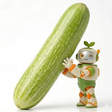[루트온] 국산 못난이 애호박 1인가구 맞춤 1개부터 소분 포장, 1개, 1개입