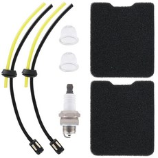 FitBest Husqvarna 145BT 155BT 145BT 145BF 낙엽 송풍기용 에어 필터 연료 라인 키트 프라이머 전구