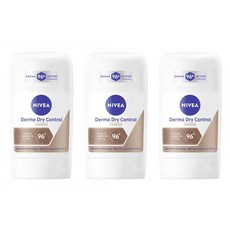 독일 니베아 우먼 더마드라이 컨트롤 맥스 강력 스틱 데오드란트, 3개, 50ml