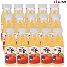 빙그레 빙그레 따옴 사과 주스 235ml(15입) 냉장주스, 15개, 235ml