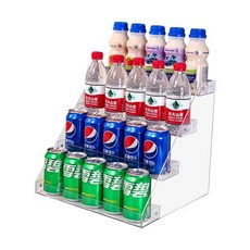 아크릴 매대 선반 진열대 간식 음료 디스플레이 편의점 약국 마트, 1개, 6. 3단 높이모델