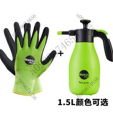 灑水壺消毒神器氣壓式噴壺 1陞家用清潔專業澆花高壓噴霧器 臺灣出貨, 1.5升噴壺+手套【默認發綠色】, 1個