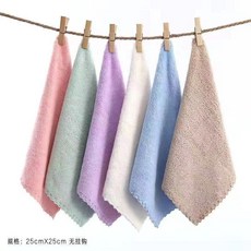可愛珊瑚絨掛式擦手巾 快速吸水, 1個, 快速吸水 1條裝 柔軟親膚,多個 發