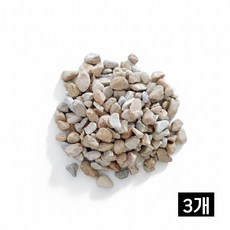 고급 조경 옐로우 색자갈 인테리어 화분, 3kg, 3개