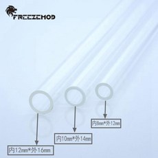 Freezemod 500mm 투명 PMMA 아크릴 하드 튜브 PETG 경질 파이프 12mm/14mm/16mm 수냉 시스템용, 03 12x8mm L50cm, 02 PETG Tube, 1개