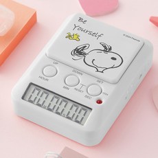 스누피 스톱워치 공부타이머 스탑워치 학습타이머, 스누피단독 스톱워치, 1개, beyouself스누피
