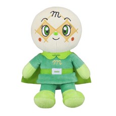 일본 호빵맨 캐릭터 미니 봉제인형, 1개, 메론빵소녀, 18cm