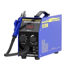 히팅건 휴대용 핫건 수리 핸드폰 용 조절 온도 납땜 열풍총 957DW, 957DW + T12Pro 납땜대