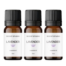 향기제작소 퓨어 에센셜오일, 3개, 10ml, 라벤더