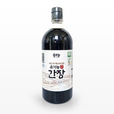 들하늘 유기농 간장 1000ml 3년 숙성한 집간장, 1L