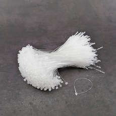 택끈(중 13cm)약1000개입 택고리 라벨끈 상표끈, 1개