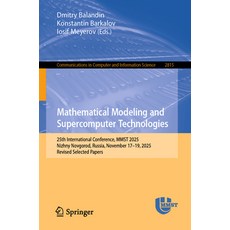 (英文圖書)Mathematical Modeling and Supercomputer Technologies: 25th International Confere... 平裝版, Springer, English, Paperback