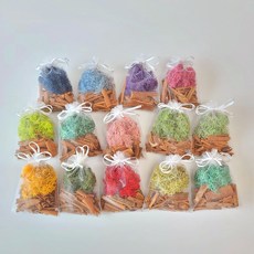 스칸디아모스 시나몬 주머니 실내 공기정화식물 천연이끼 습기제거 식물, 1개, 씨클라멘